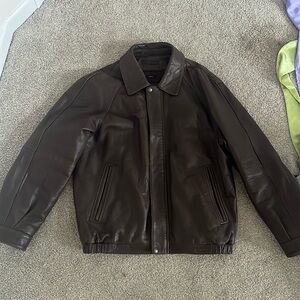 Men’s Brown Lambskin Leather Jacket